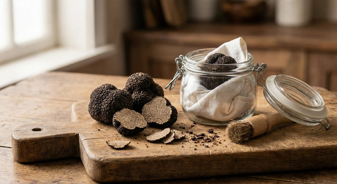 Guia de Armazenamento Trufas