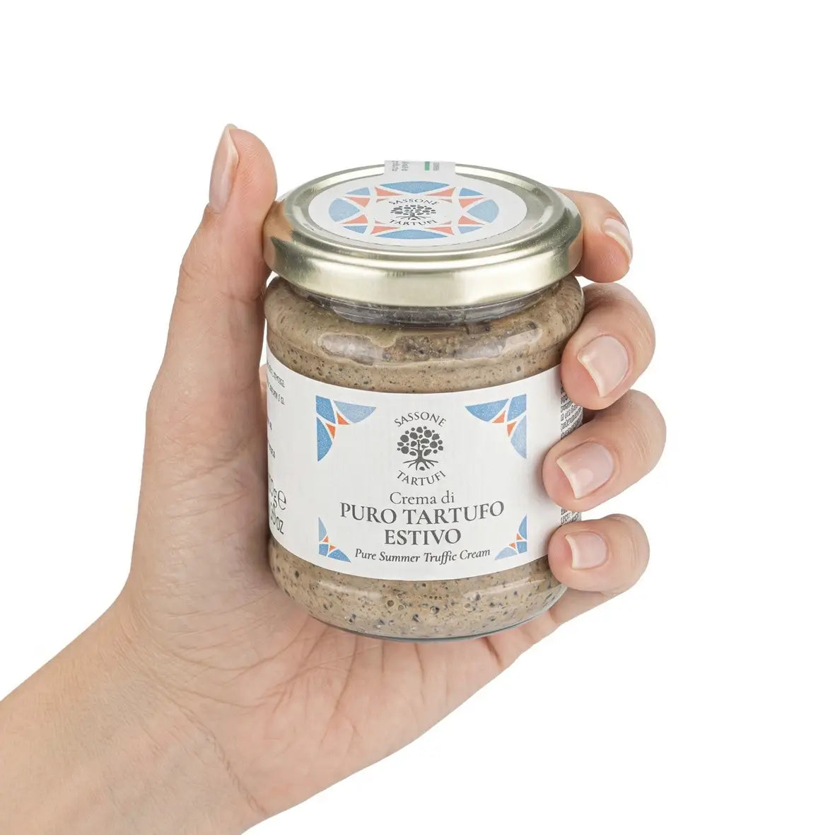 Molho de trufa negra 100% puro, italiano, produzido no Brasil com trufas frescas e com preço especial. in hand trufa sauce puro 